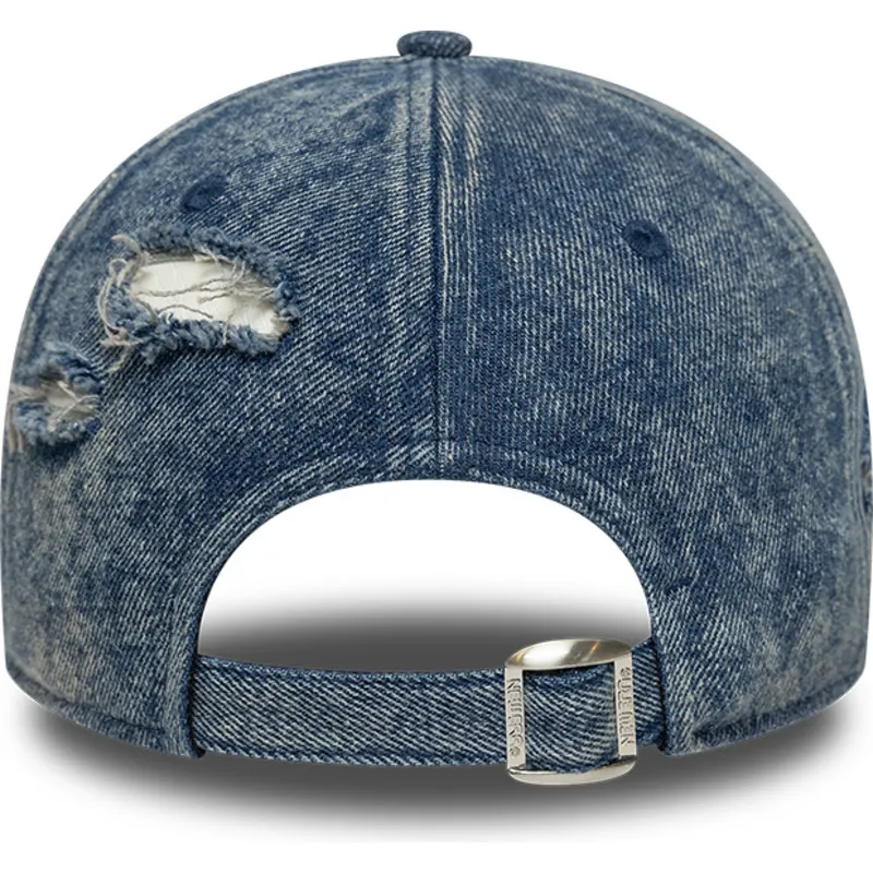cepur-izliekta-zils-regulejams-9forty-acid-wash-denim-no-los-angeles-dodgers-mlb-no-new-era