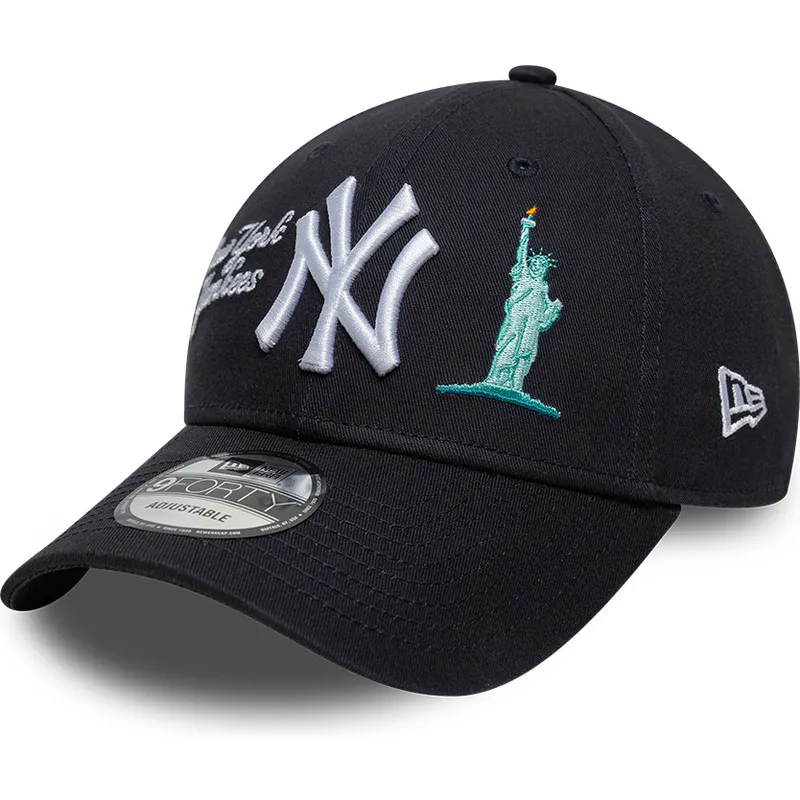 cap-izliekta-navy-blue-adjustable-strap-9forty-city-icon-no-new-york-yankees-mlb-no-new-era