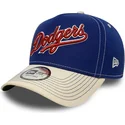 blaue-und-beige-gebogene-snapback-kappe-e-frame-city-icon-der-los-angeles-dodgers-mlb-von-new-era