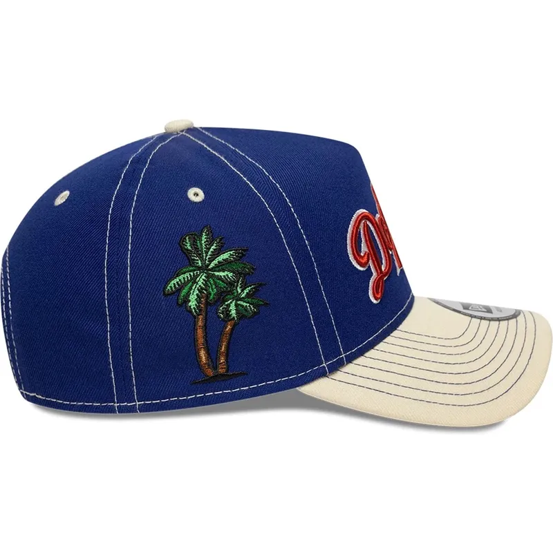 gorra-curva-azul-y-beige-snapback-e-frame-city-icon-de-los-angeles-dodgers-mlb-de-new-era
