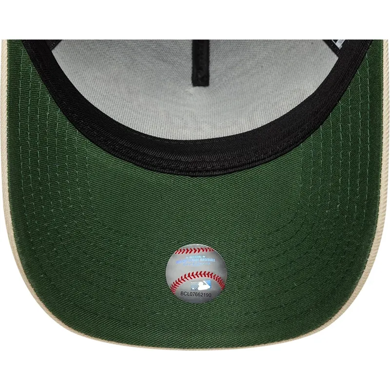 casquette-courbee-bleue-et-beige-snapback-e-frame-city-icon-los-angeles-dodgers-mlb-new-era