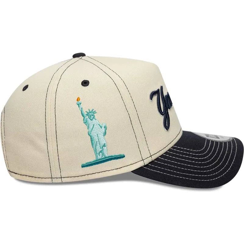 cap-izliekta-beige-snapback-e-frame-city-icon-no-new-york-yankees-mlb-no-new-era