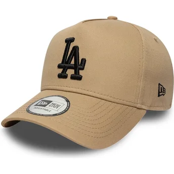 Cap izliekta brown snapback negro E Frame League Essential no Los Angeles Dodgers MLB no New Era
