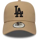 cap-izliekta-brown-snapback-negro-e-frame-league-essential-no-los-angeles-dodgers-mlb-no-new-era