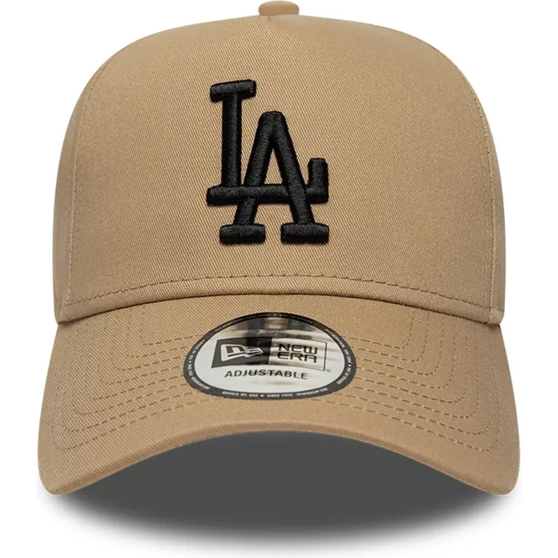cap-izliekta-brown-snapback-negro-e-frame-league-essential-no-los-angeles-dodgers-mlb-no-new-era