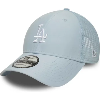 Jasnoniebieska regulowana czapka trucker 9FORTY Homefield Midi Los Angeles Dodgers MLB New Era