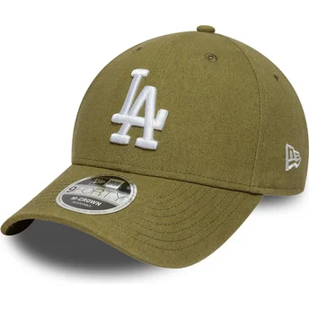 Cap izliekta green snapback 9FORTY M-Crown Linen no Los Angeles Dodgers MLB no New Era