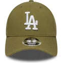cap-izliekta-green-snapback-9forty-m-crown-linen-no-los-angeles-dodgers-mlb-no-new-era