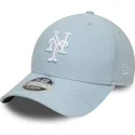 cap-izliekta-blue-snapback-claro-9forty-m-crown-linen-no-new-york-mets-mlb-no-new-era