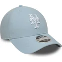 cap-izliekta-blue-snapback-claro-9forty-m-crown-linen-no-new-york-mets-mlb-no-new-era
