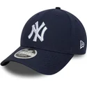 cap-izliekta-navy-blue-snapback-9forty-m-crown-linen-no-new-york-yankees-mlb-no-new-era