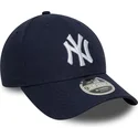 cap-izliekta-navy-blue-snapback-9forty-m-crown-linen-no-new-york-yankees-mlb-no-new-era