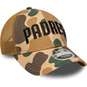 cepur-izliekta-truckeris-maskesanas-snapback-9forty-m-crown-wordmark-no-san-diego-padres-mlb-no-new-era