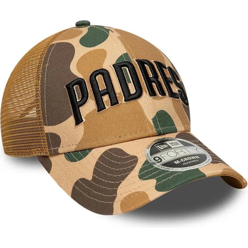 trucker-cap-camouflage-9forty-m-crown-wordmark-san-diego-padres-mlb-von-new-era