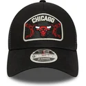 cepur-izliekta-truckeris-melns-snapback-9forty-m-crown-a-frame-no-chicago-bulls-nba-no-new-era