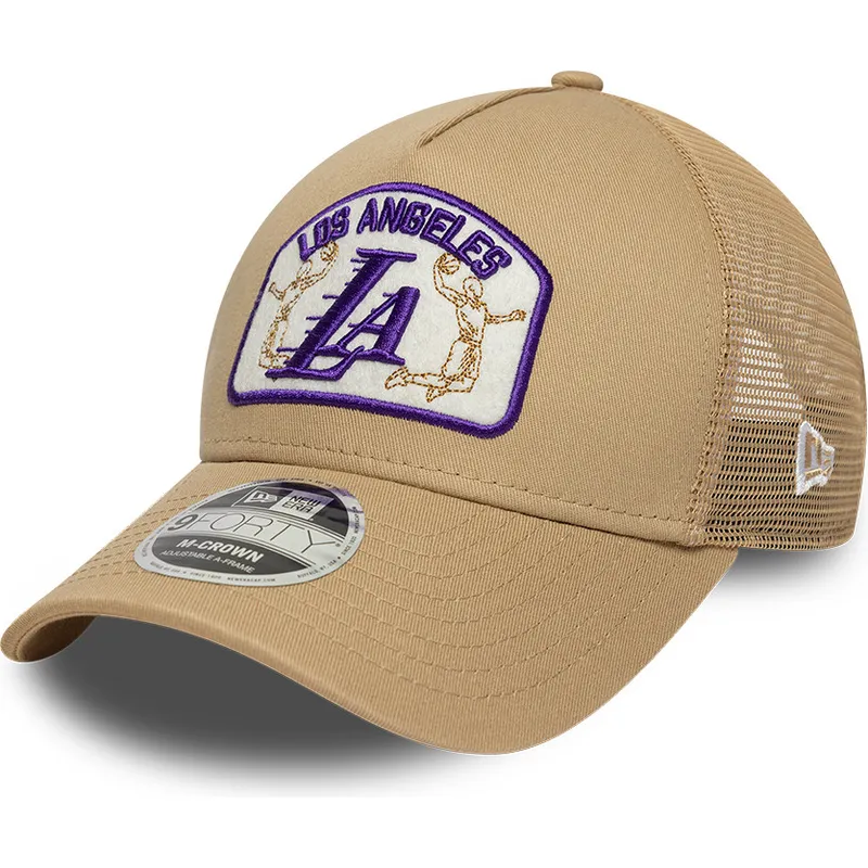 cepur-izliekta-soferis-bess-snapback-9forty-m-crown-a-frame-no-los-angeles-lakers-nba-no-new-era