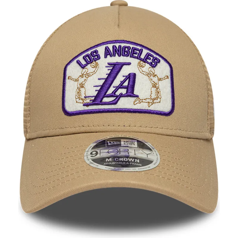 cap-izliekta-beige-snapback-9forty-m-crown-a-frame-no-los-angeles-lakers-nba-no-new-era