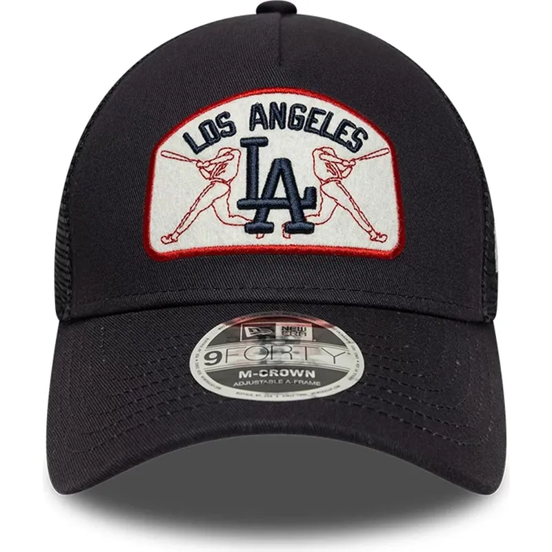 cap-izliekta-navy-blue-snapback-9forty-m-crown-a-frame-no-los-angeles-dodgers-mlb-no-new-era