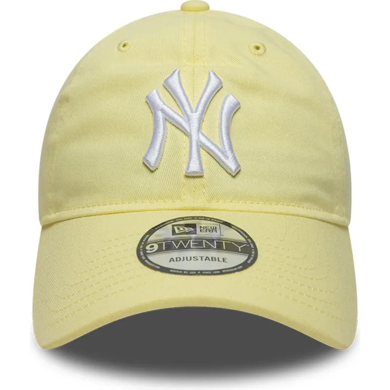 cepur-izliekta-dzeltens-regulejams-9twenty-league-essential-no-new-york-yankees-mlb-no-new-era