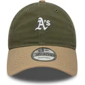 cap-izliekta-multicolor-adjustable-strap-9twenty-mini-washed-contrast-no-oakland-athletics-mlb-no-new-era