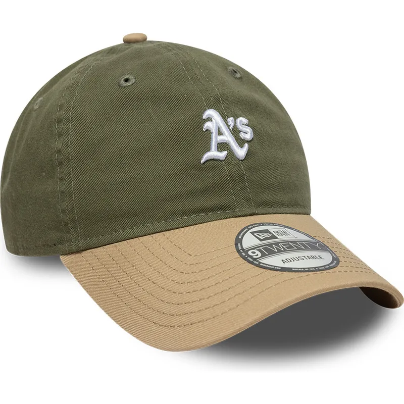 cap-izliekta-multicolor-adjustable-strap-9twenty-mini-washed-contrast-no-oakland-athletics-mlb-no-new-era