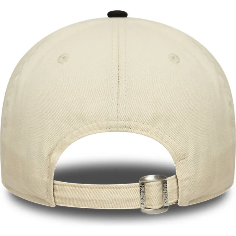czapka-z-zakrzywionym-daszkiem-bezowo-czarna-regulowana-9twenty-wash-distress-a-frame-new-era