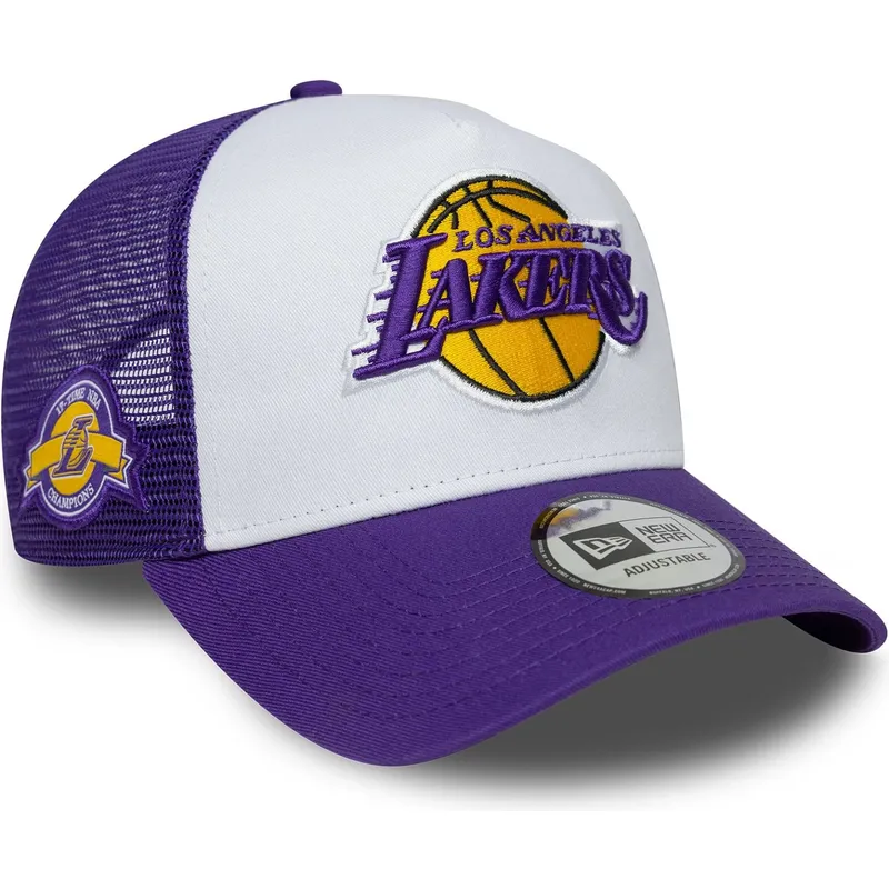 cap-izliekta-violet-snapback-a-frame-side-patch-no-los-angeles-lakers-nba-no-new-era