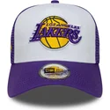 cepur-izliekta-truckeris-violets-snapback-a-frame-side-patch-no-los-angeles-lakers-nba-no-new-era
