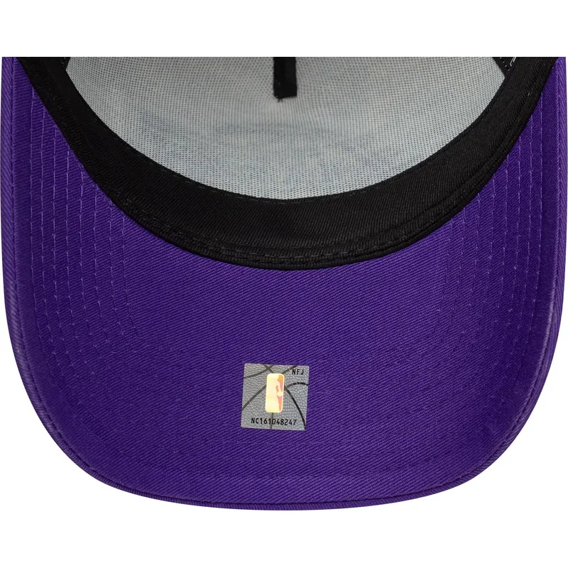 cepur-izliekta-soferis-violets-snapback-a-frame-side-patch-no-los-angeles-lakers-nba-no-new-era
