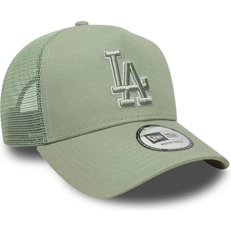 new-era-green-logo-a-frame-outline-los-angeles-dodgers-mlb-green-trucker-hat