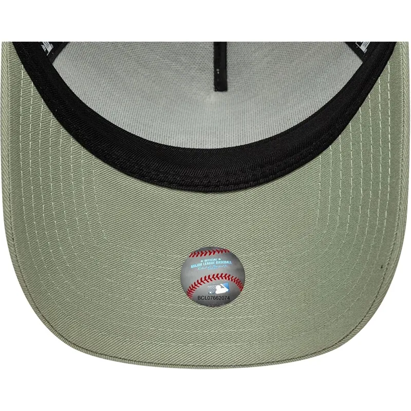 czapka-trucker-zielona-z-zielonym-logo-a-frame-outline-los-angeles-dodgers-mlb-new-era