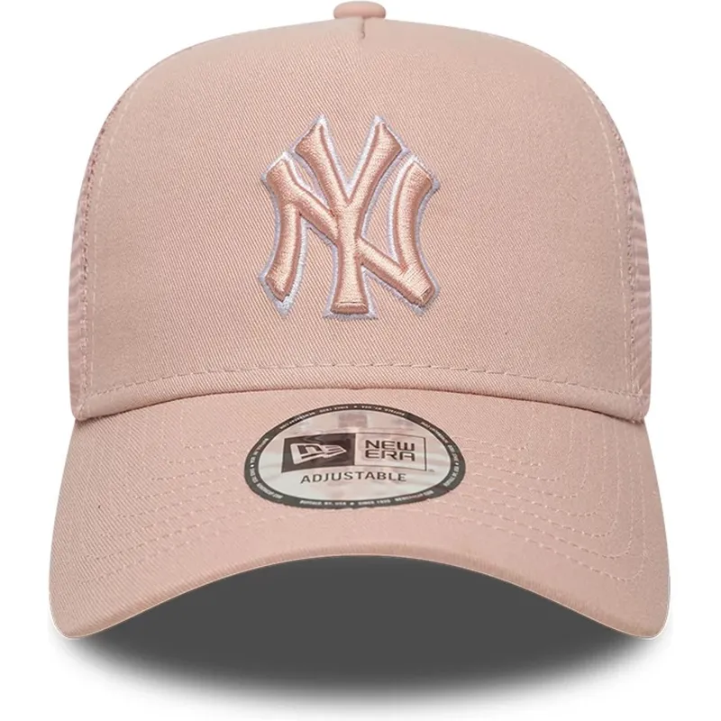 cap-izliekta-pink-snapback-a-frame-outline-no-new-york-yankees-mlb-no-new-era