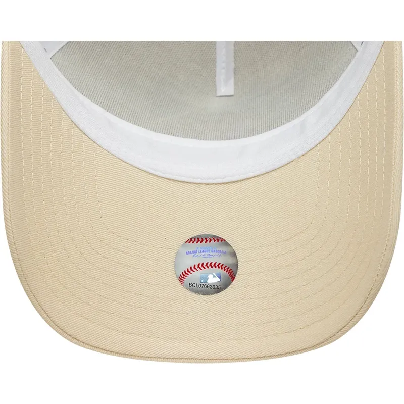 cap-izliekta-beige-snapback-a-frame-outline-no-new-york-yankees-mlb-no-new-era