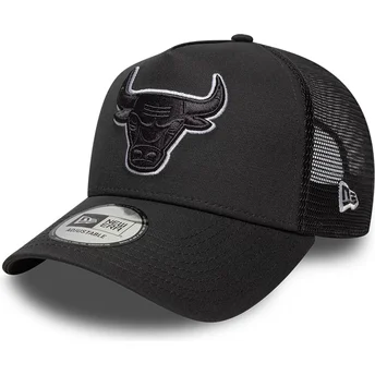Cap izliekta black snapback A Frame Outline no Chicago Bulls NBA no New Era