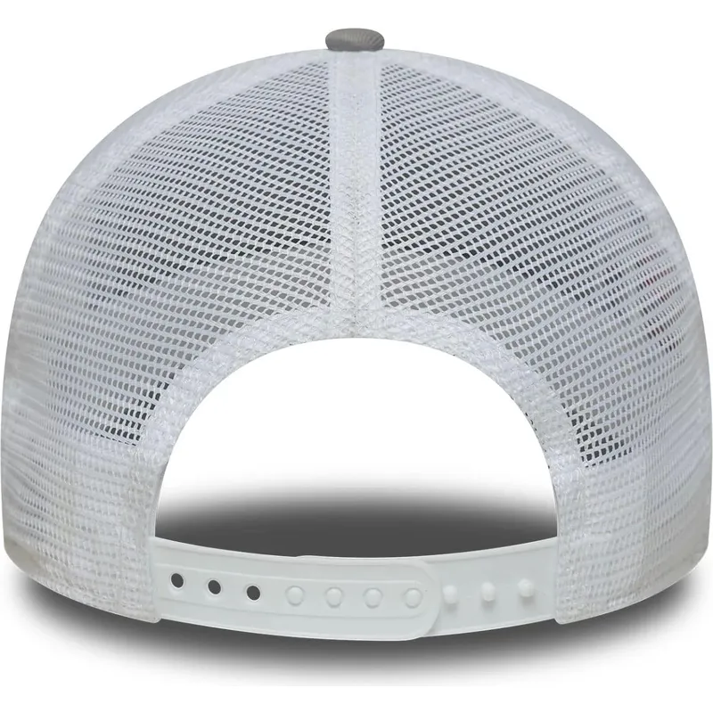 trucker-cap-grau-a-frame-side-patch-von-new-york-yankees-mlb-von-new-era