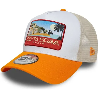 Cap izliekta multicolor snapback A Frame Location Patch no Costa Brava no New Era