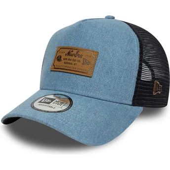 Cap izliekta blue snapback A Frame no New Era