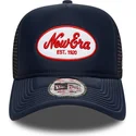 new-era-a-frame-oval-foam-patch-navy-blue-trucker-hat