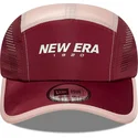 cap-izliekta-5-panel-red-adjustable-strap-runner-no-new-era