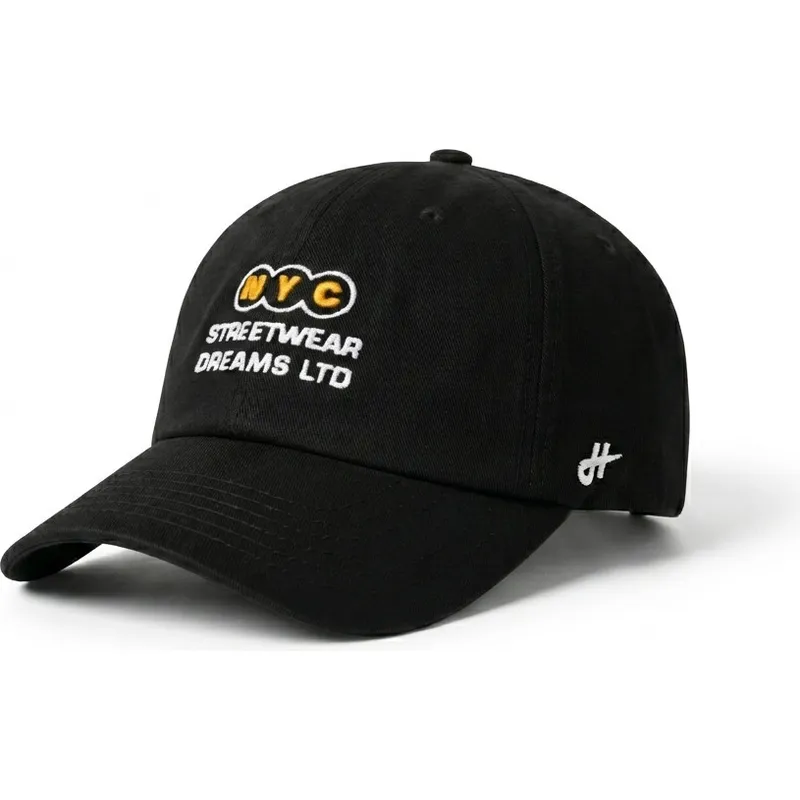 gorra-curva-negra-ajustable-ny-dreams-just-kids-the-90s-de-homenage