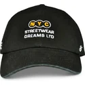 schwarze-verstellbare-curved-cap-ny-dreams-just-kids-the-90s-von-homenage
