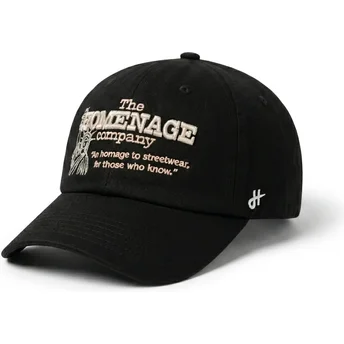 Gorra curva negra ajustable Statue Just Kids The 90s de Homenage