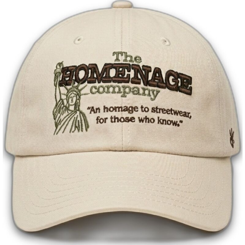 casquette-courbee-beige-ajustable-statue-just-kids-the-90s-homenage