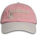 casquette-courbee-rose-et-grise-ajustable-statue-just-kids-the-90s-homenage