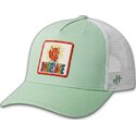 casquette-trucker-verte-claire-et-blanche-childhood-fun-the-trucker-homenage