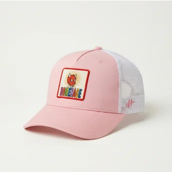 Gorra trucker rosa y blanca Childhood Fun The Trucker de Homenage