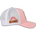 casquette-trucker-rose-et-blanche-childhood-fun-the-trucker-homenage