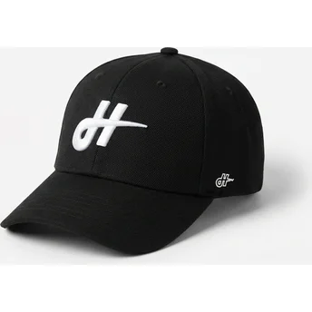 Schwarze verstellbare Curved Cap Merch Merchandising The 90s von Homenage