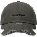 casquette-courbee-grise-fonce-ajustable-haute-merchandising-the-90s-homenage
