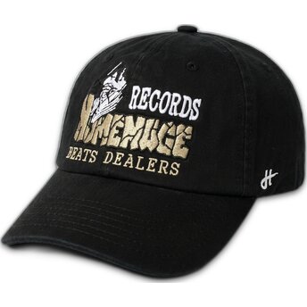 Casquette courbée noire ajustable Records Music Shapes Identity The 90s Homenage